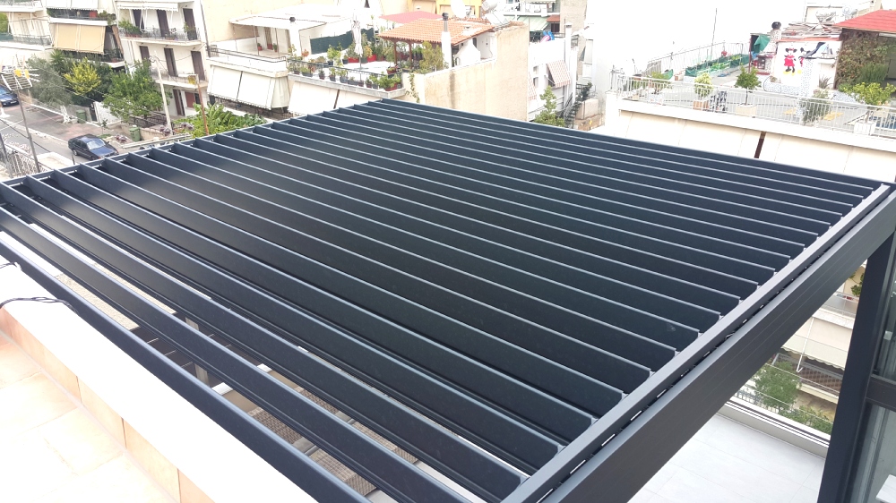 Bioclimatic Louver in house in Perama